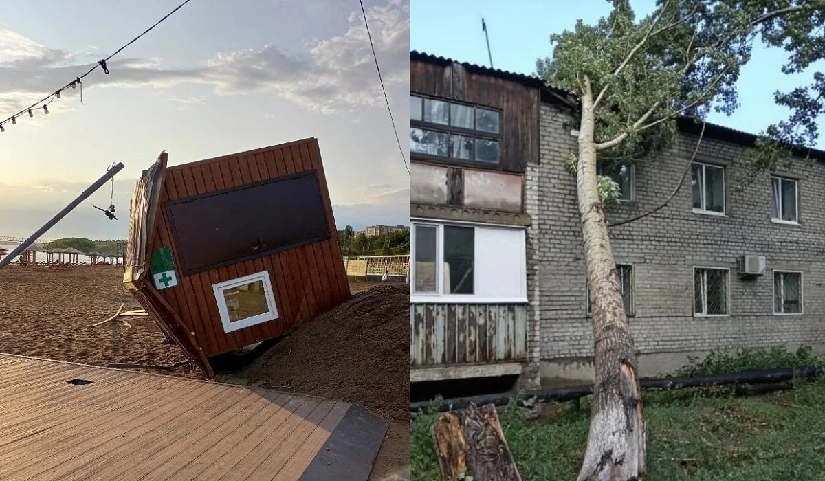 Павлодар облысында дүлей дауылдан ондаған нысан, 20-ға жуық адам зардап шекті