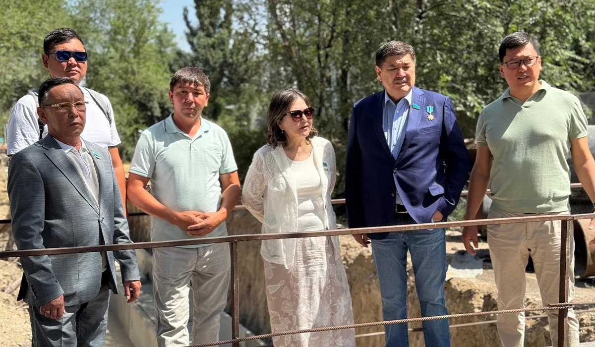 «AMANAT» партиясының депутаттары Тараздағы жылу магистралін жаңарту жұмысын тексерді