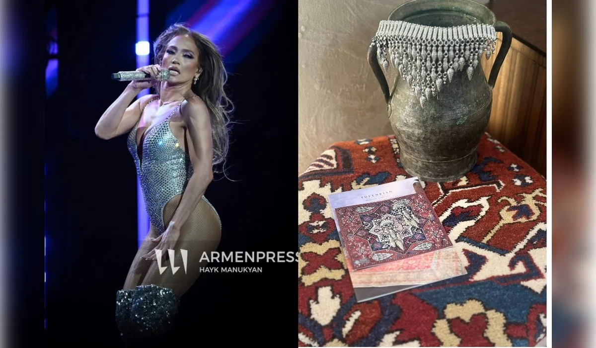 Дженнифер Лопес Армениядан тарихи құмыра алып кетіп, басы дауға қала жаздаған