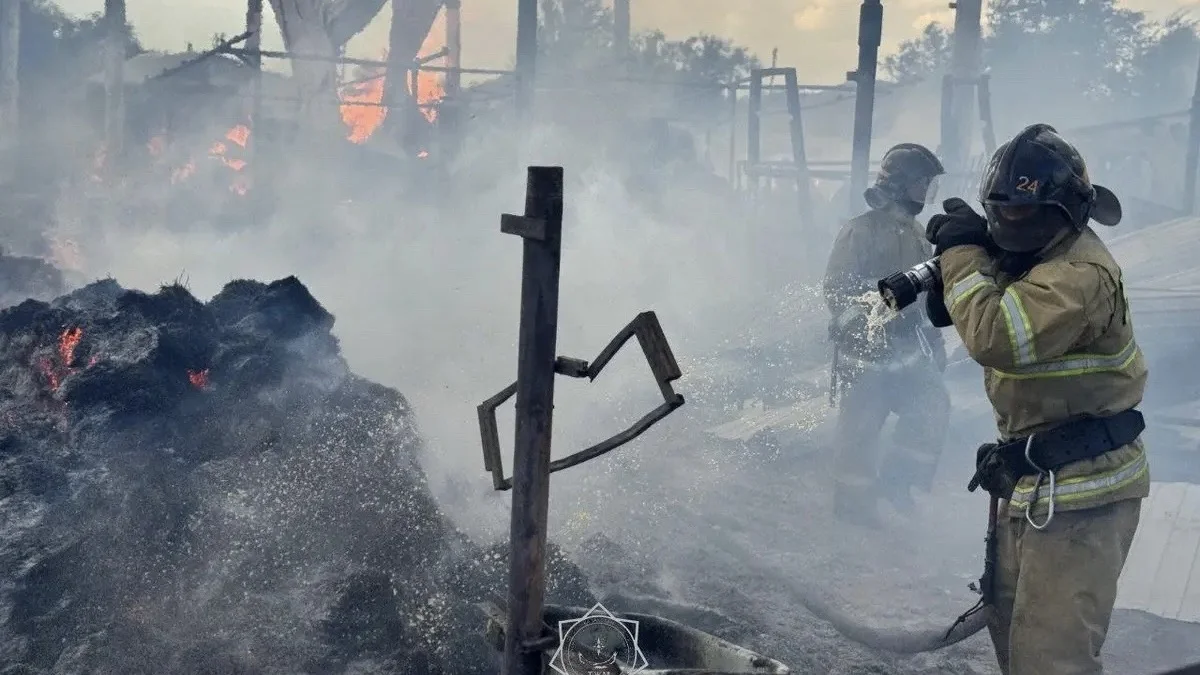 Ақтөбе облысында 8 үйдің ауласында алапат өрт болды