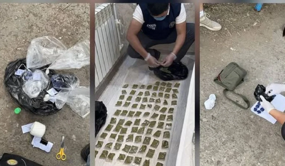 Қарағанды облысында ер адам есірткі таратып жүрген жерінен ұсталды