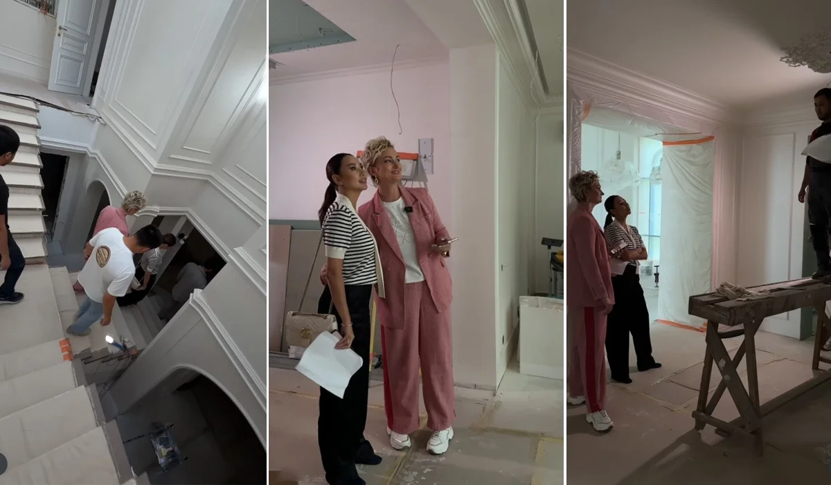 Жуырда олигархқа тұрмысқа шыққан Динара Сәтжан Астанада зәулім үй салдырып жатыр (ВИДЕО)