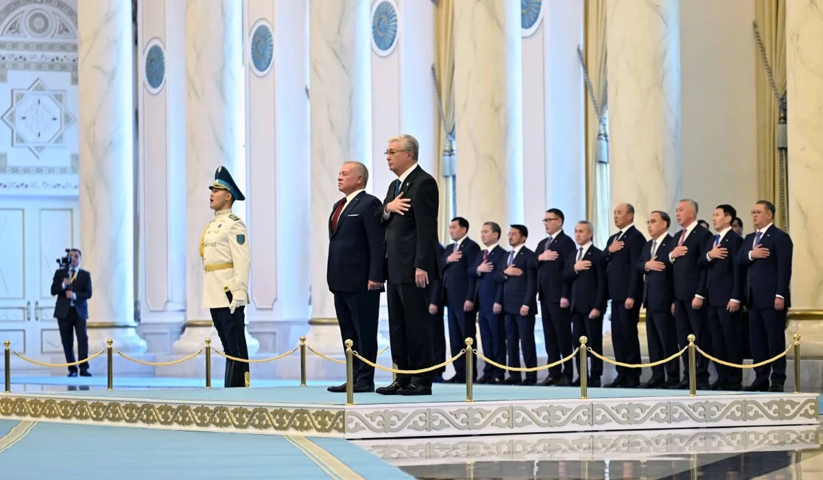 Ақордада Иордания королін салтанатты қарсы алу рәсімі өтті (ВИДЕО)