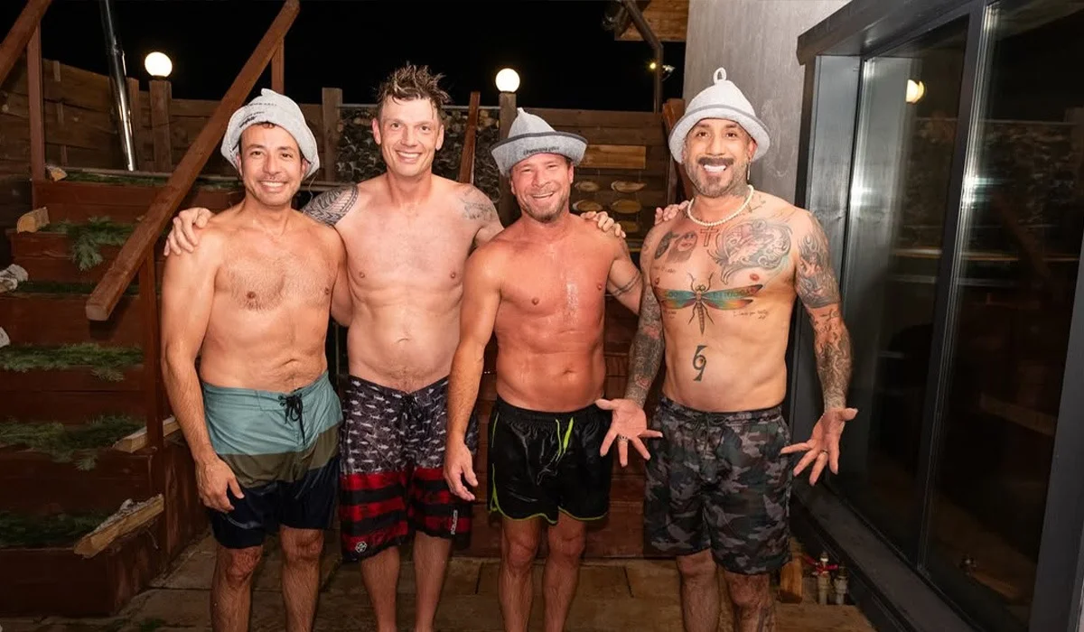 Қазақтар Backstreet Boys әншілерін моншаға түсіріп, Америкаға шығарып салды