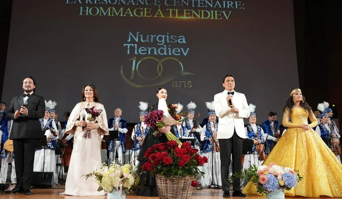 Нұрғиса Тілендиевтің 100 жылдығы Париж төрінде атап өтілді