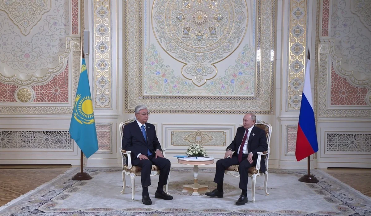 Тоқаев Душанбеде Путинмен не туралы сөйлесті (ВИДЕО)