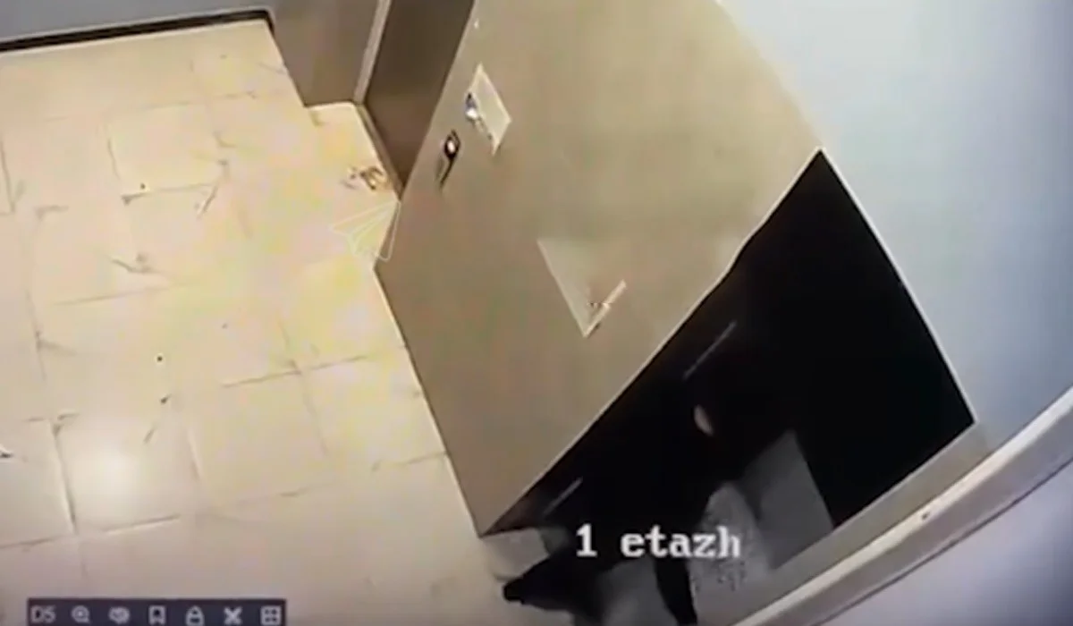 Астанада мас адам лифт есігін сындырып, шахтаға құлап кетті (ВИДЕО)