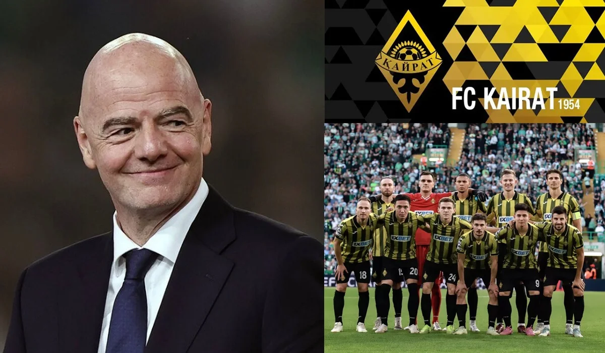 «Еңбегі жемісін беріп, осы титулға жеткізді»: ФИФА президенті «Қайратқа» құттықтау хат жіберді