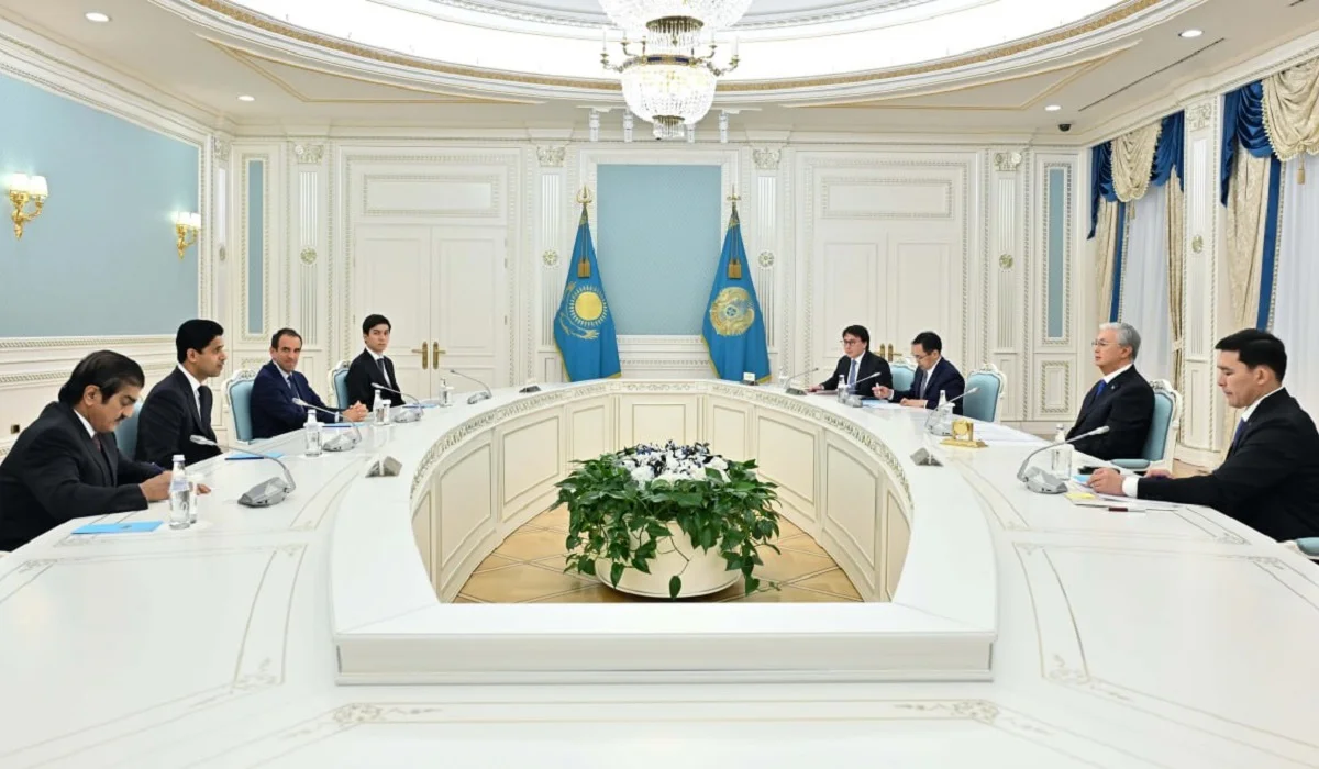 Тоқаев ПСЖ футбол клубының президенті Нассер Бен Ганим Әл-Хелаифиді қабылдады