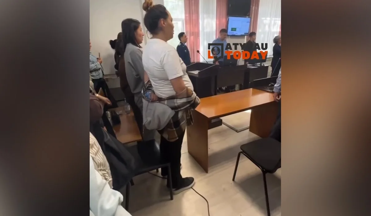 Ақтөбеде казинода жұмыс істеген аяғы ауыр әйел сотқа әрең жүріп келді (ВИДЕО)