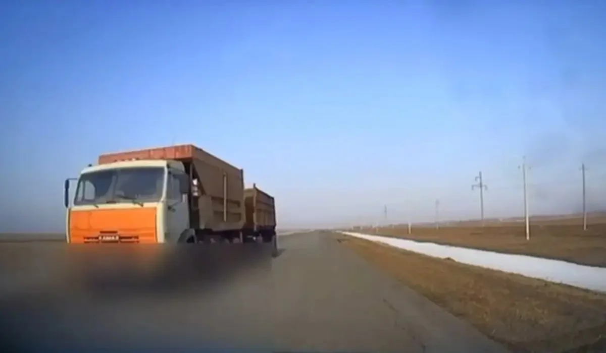 Павлодар облысында Камаз жүргізушісі есірткі қолданған күйде ұсталды (ВИДЕО)