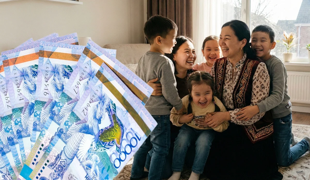 Қазақстанда бала туғанда және көпбалалы отбасыларға берілетін жәрдемақы 2026 жылы неше теңге болады