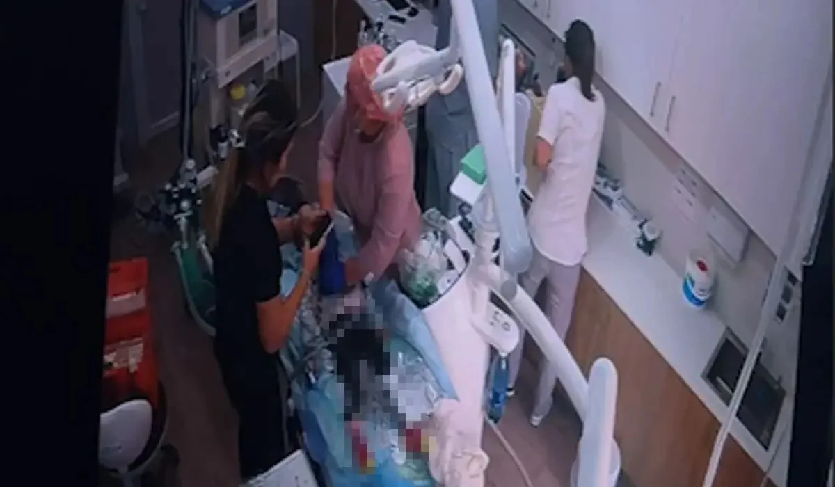 Қызының өлі денесін көрген ата-ана зар иледі - сот тіс емханасындағы жан түршігерлік видеоны талдап жатыр