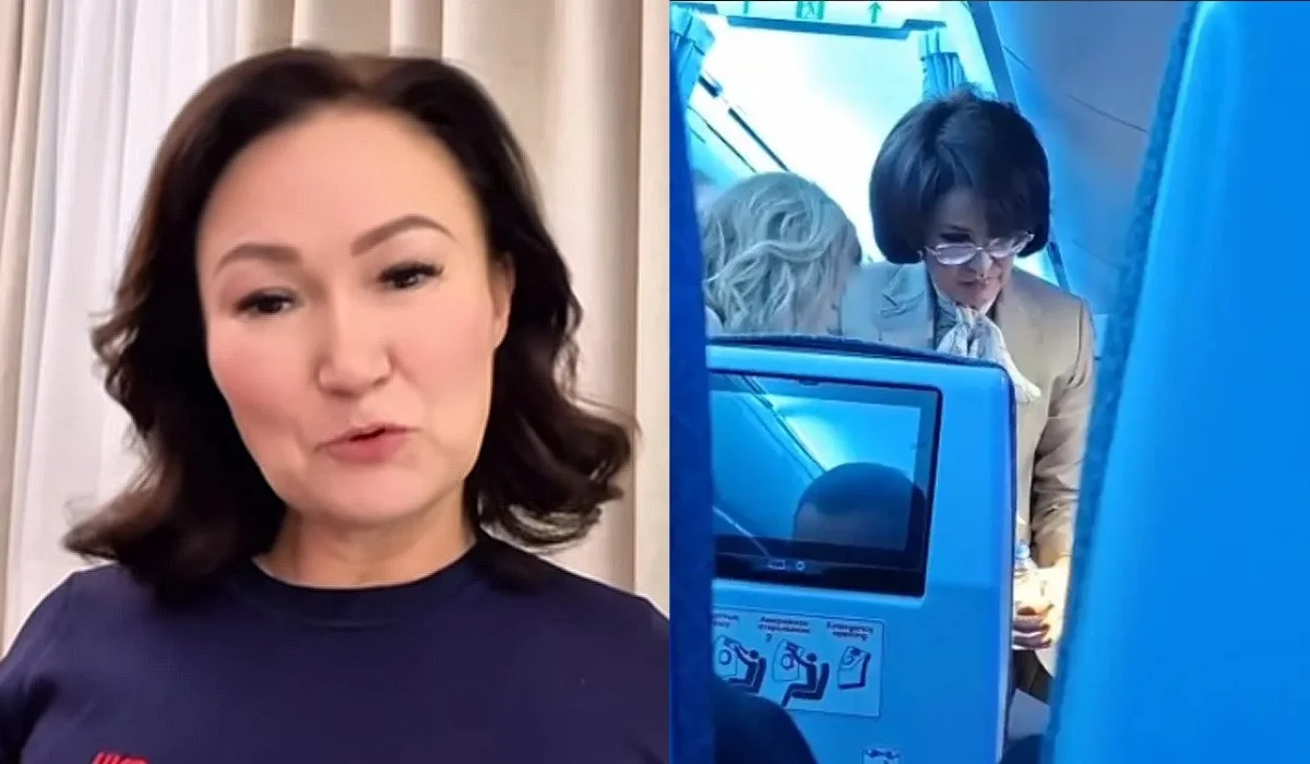 «Пиар емес»: ұшақта министр көмектескен адам танымал журналист болып шықты