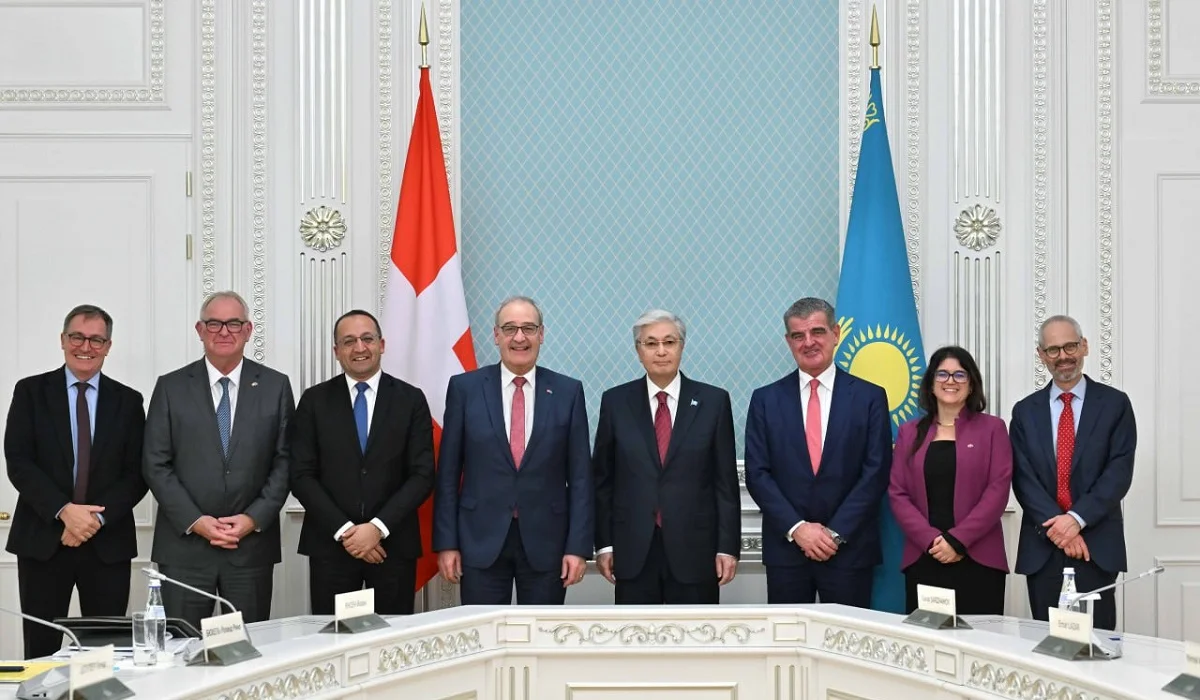 Тоқаев Швейцарияның вице-президентімен келіссөз жүргізді