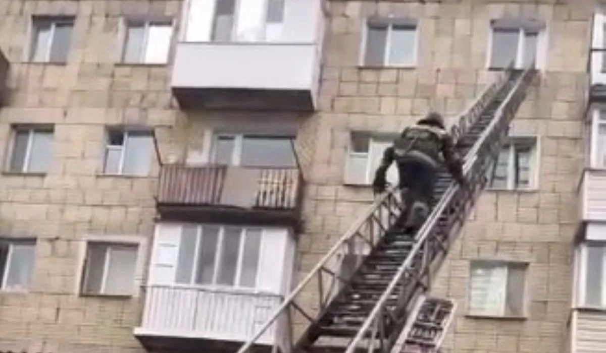 Теміртауда дүкенге шыққан әйел құтқарушылардан көмек сұрауға мәжбүр болды