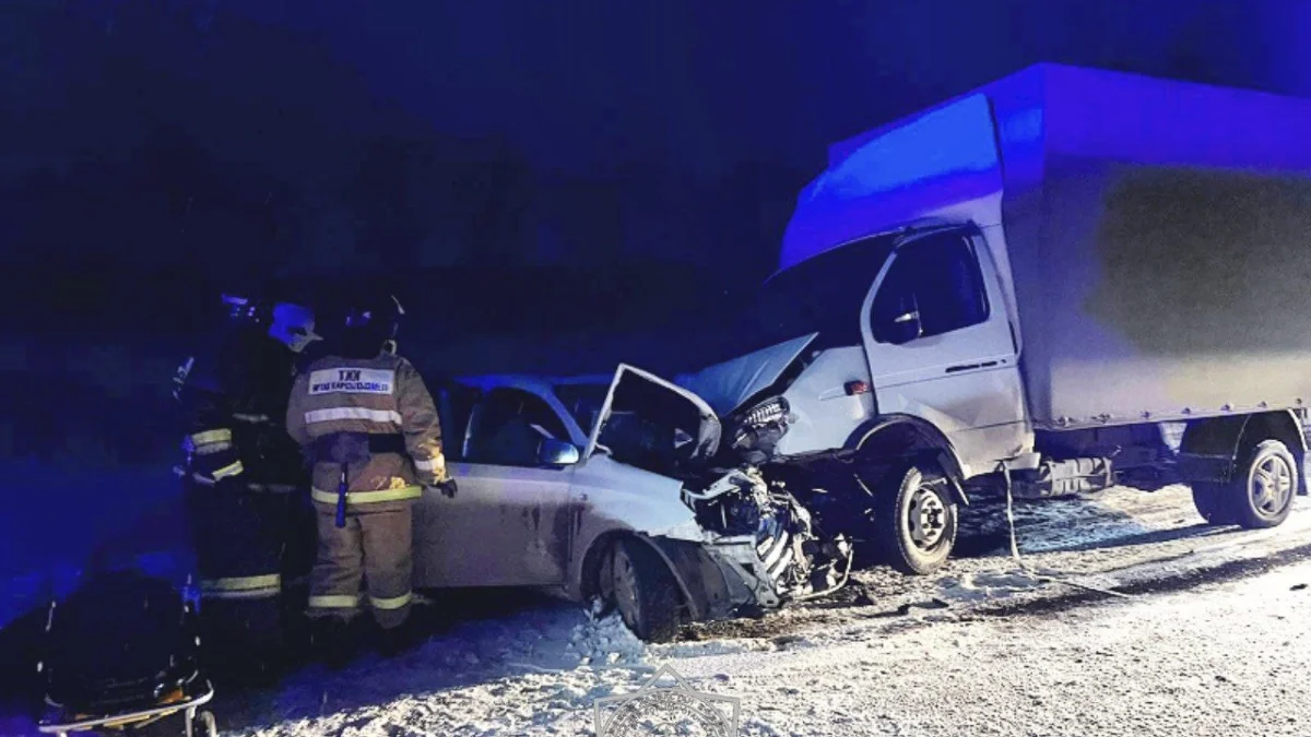 Бурабайда газель мен жеңіл көлік соқтығысып, екі жасөспірім мен бір әйел адам зардап шекті