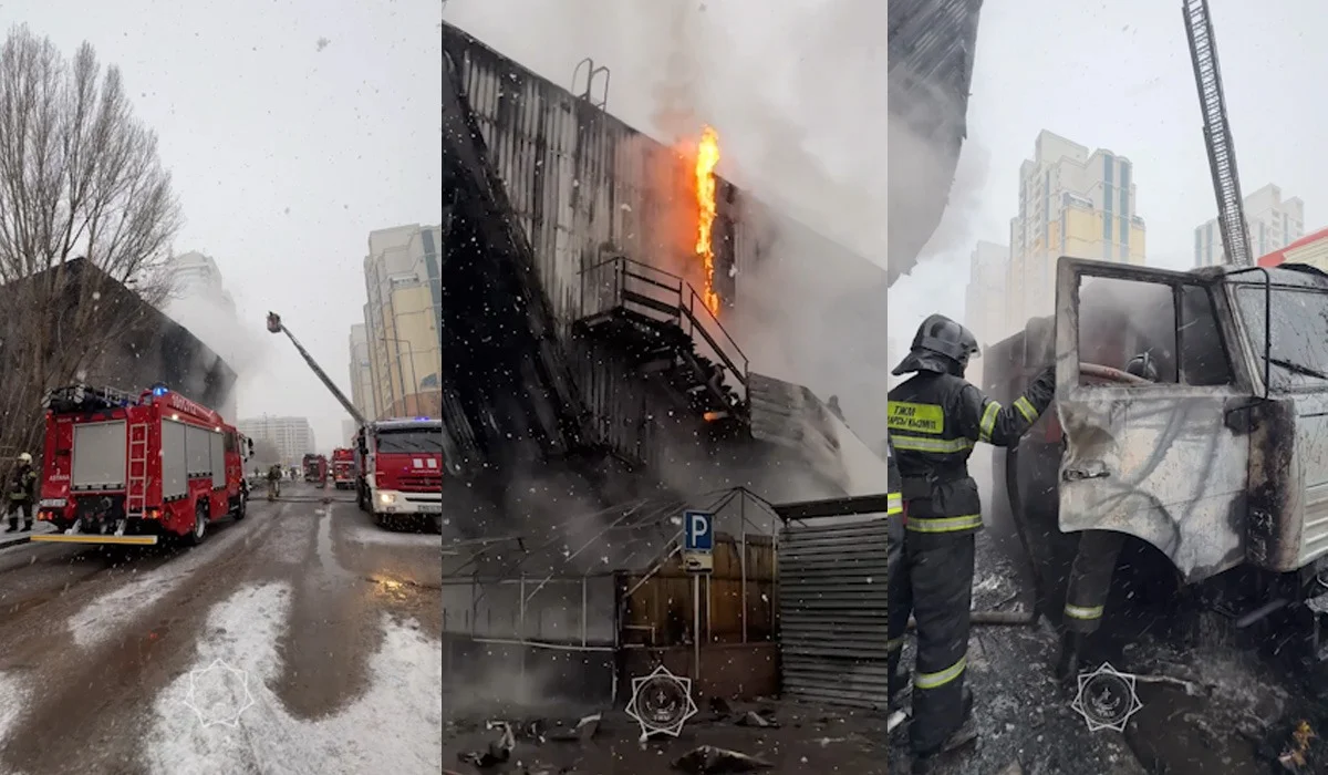 Астанада Cinema City ғимараты алапат өртке оранды