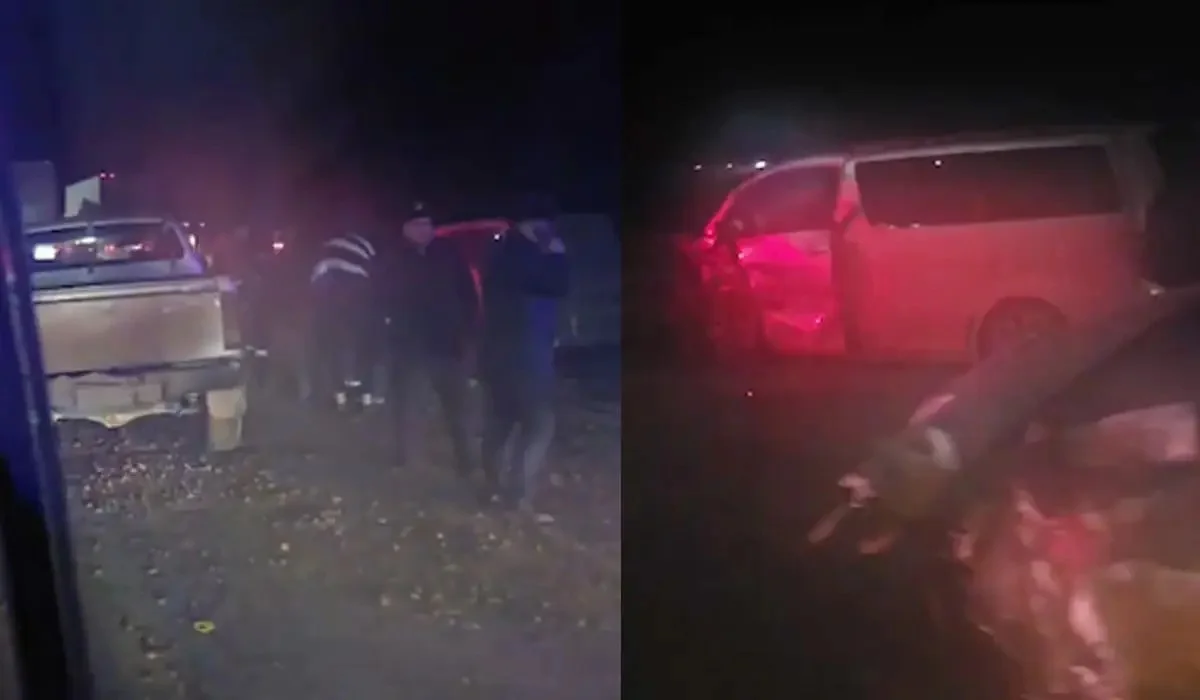 Атырау облысында үш бірдей көлік соқтығысып, бір адам қаза болды