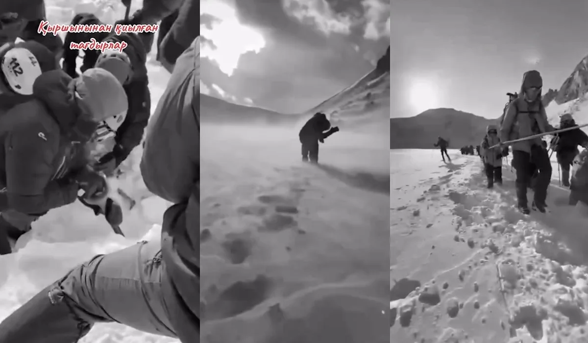 «Тау қателікті кешірмейді»: үш жас жігіттің денесін қардан қазып алған құтқарушы зар қақсады (ВИДЕО)