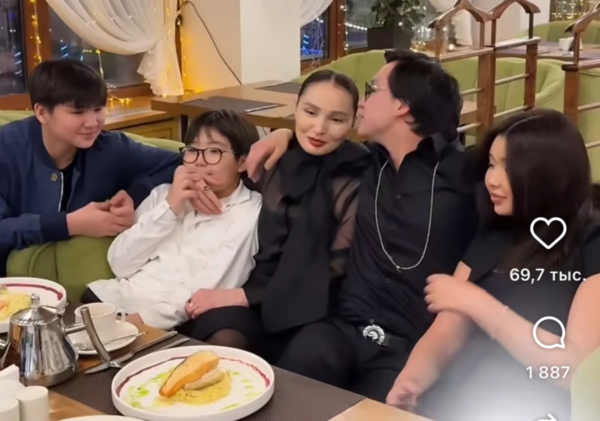 Жұлдыз Әбдікәрімова мен Қайрат Нұртас жаңа жылды бірге қарсы алды