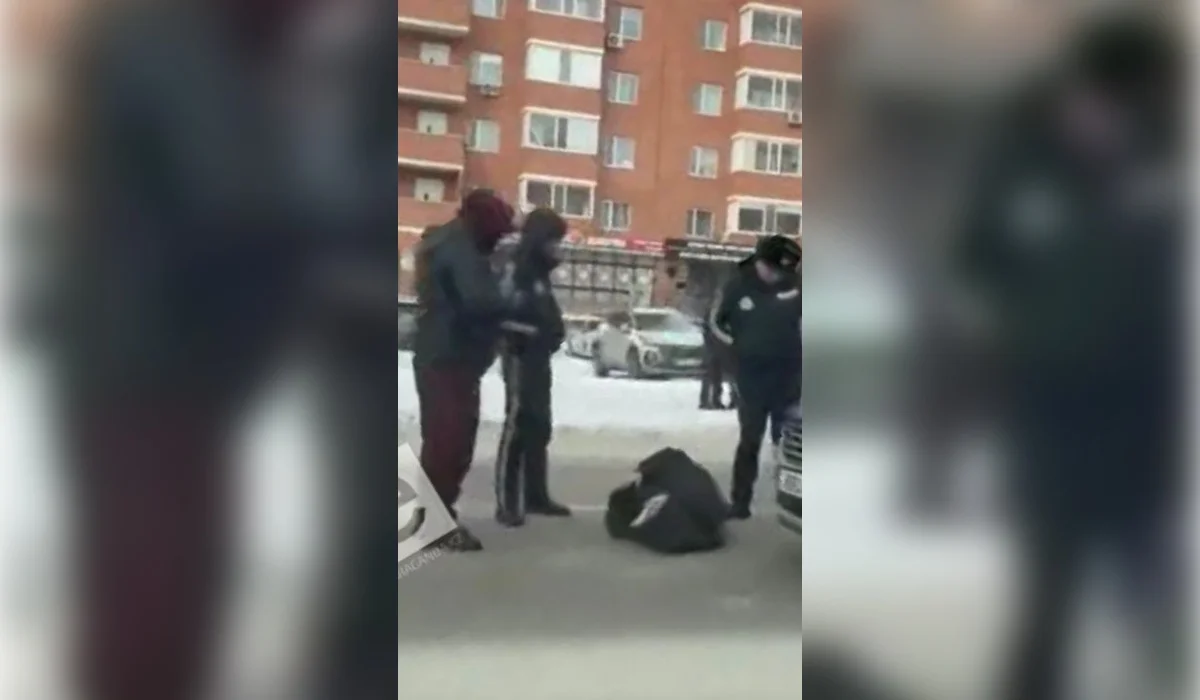 Қарағандыда Шахтерлер даңғылында әйелді көлік қағып кетті (ВИДЕО)