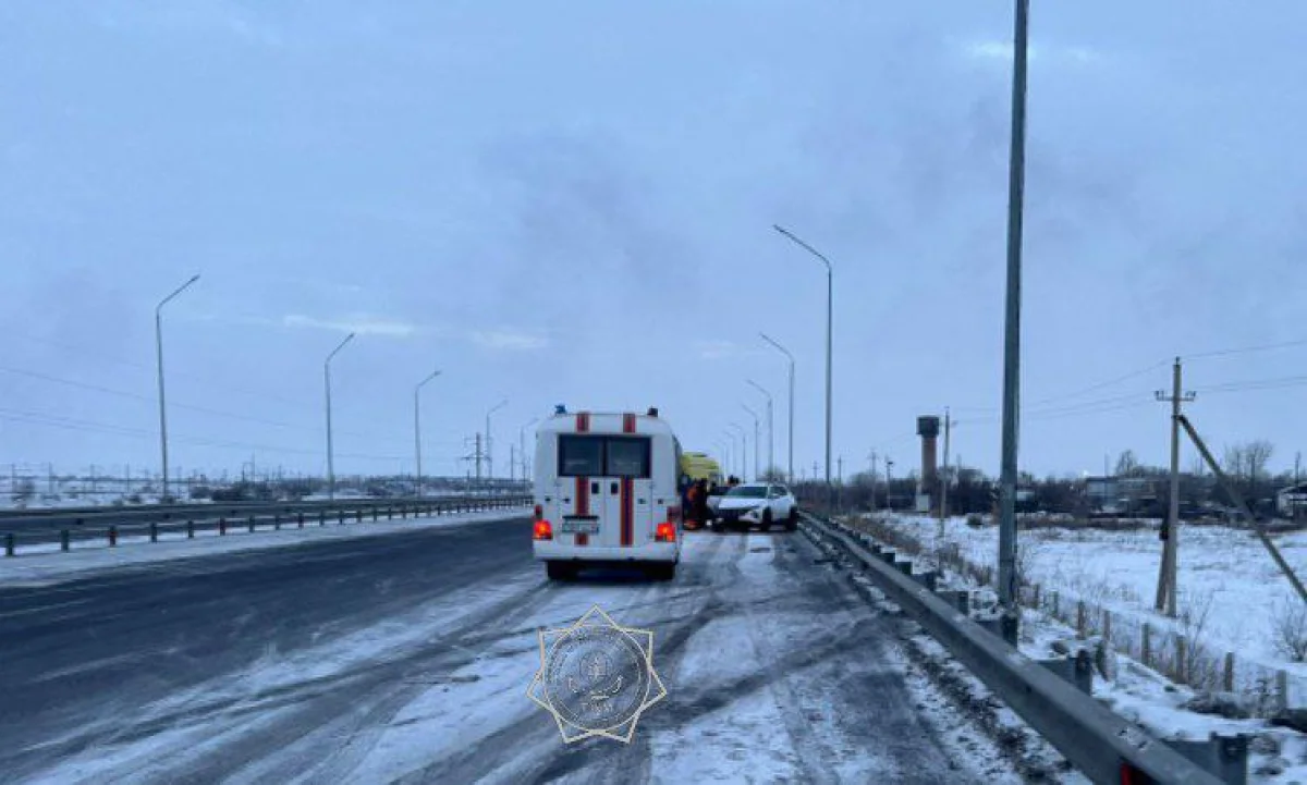 Қызылорда облысында екі көлік соқтығысып, бес адам зардап шекті