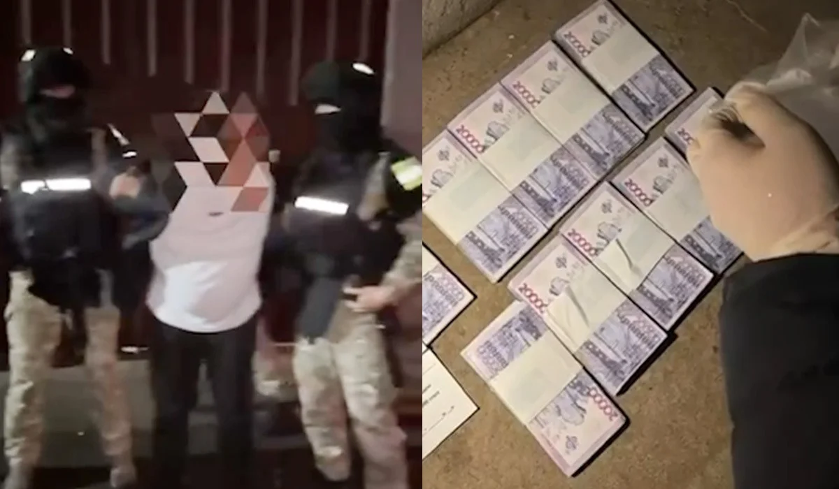 Шымкентте кәсіпкерді қорқытып, 20 млн теңге талап еткен күдікті ұсталды