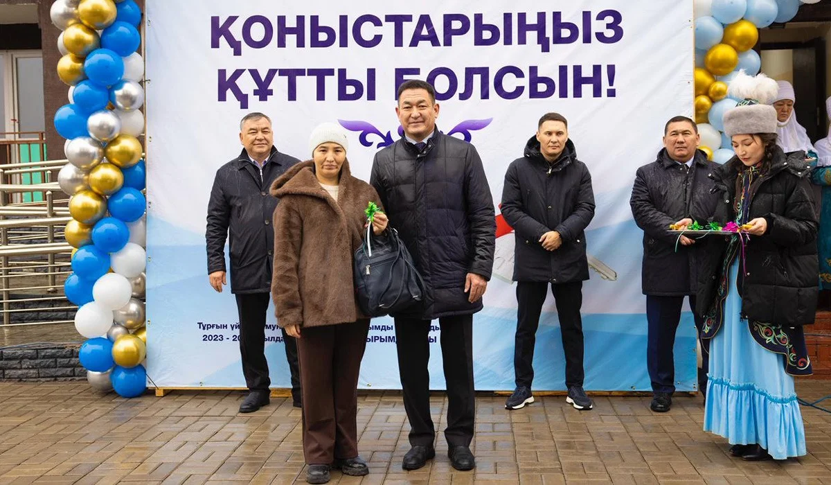 Алматы облысында әлеуметтік санаттағы 60 отбасы баспаналы болды