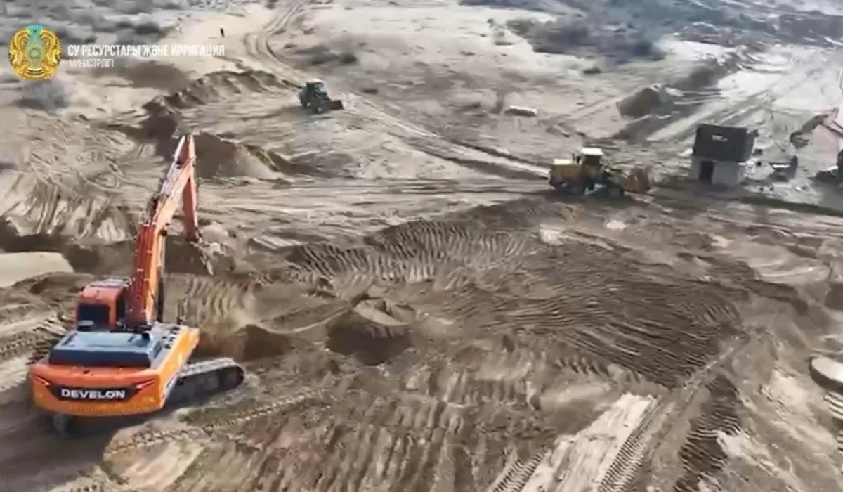 Шардарадағы 30 мың халықтың өмірін жақсартатын құрылыс аяқталуға жақын (ВИДЕО)