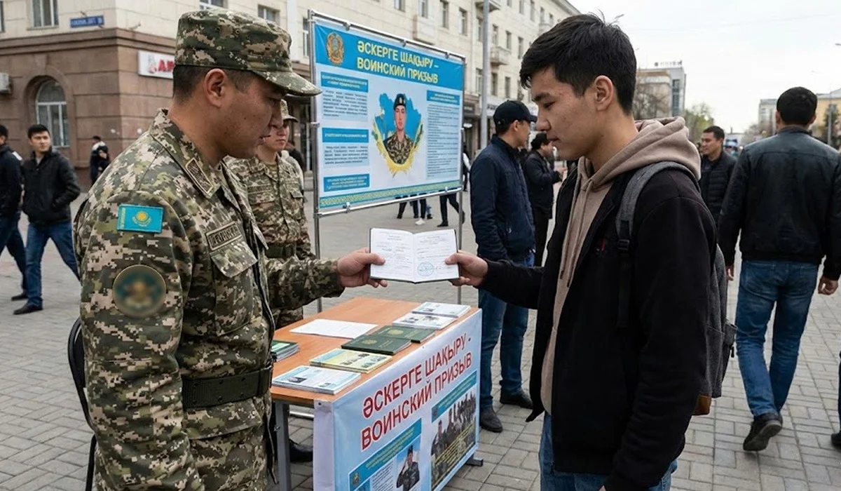 «Қолыңа «ақ билет» алып беремін»: Қорғаныс министрлігі әскерден қашып жүрген жігіттерге ескерту жасады
