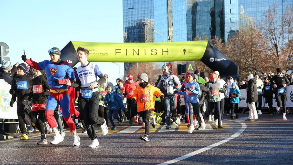 Алматыда өткен марафонға 22 елден 2,5 мың адам қатысты