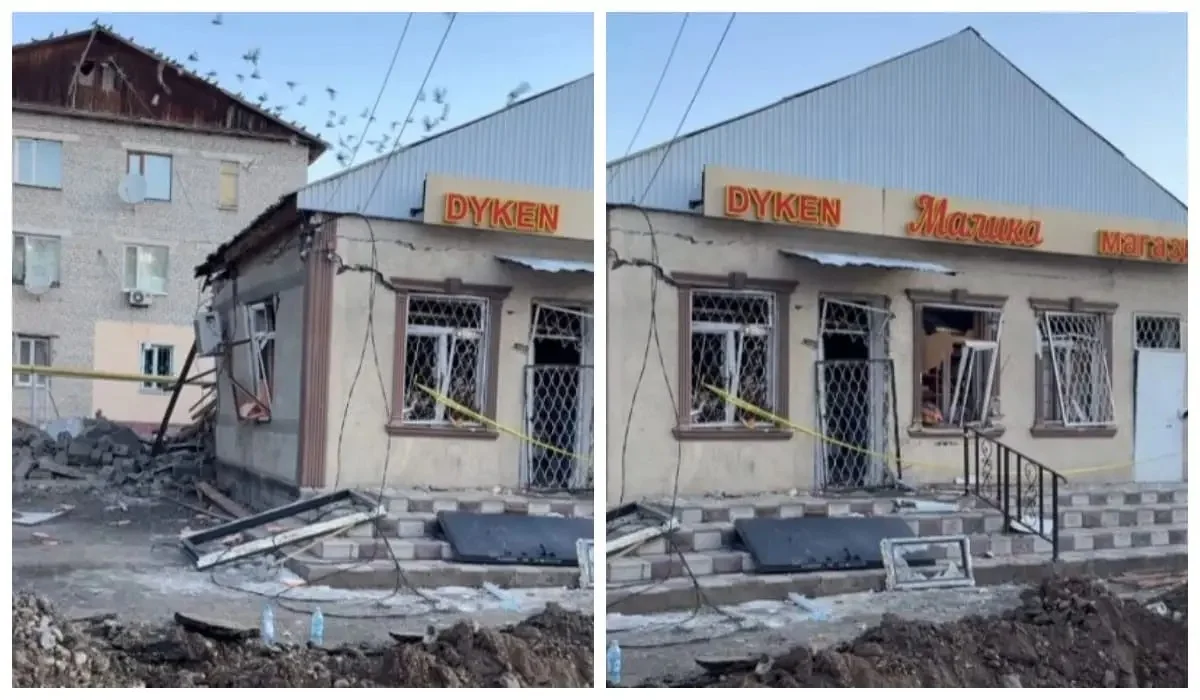 Қабырғасы мен шатыры құлады: Жетісу облысында жарылыс болды