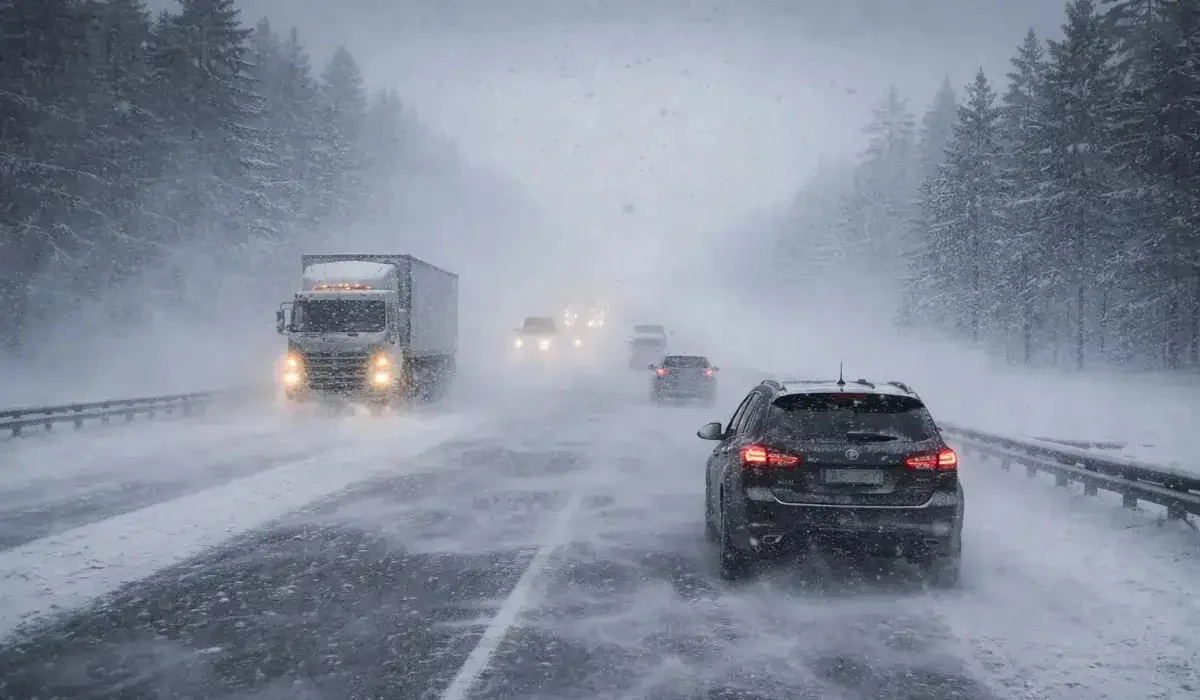 Жүргізушілерге ескерту: Қазақстанның бірқатар өңіріндегі тасжолда қар жауып, боран соғады