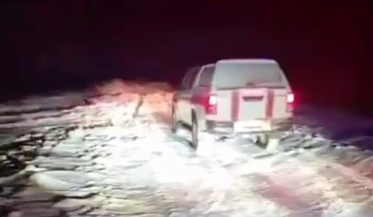 Шортанды ауданында Қытай азаматтары қалың қарға батып қалған (ВИДЕО)