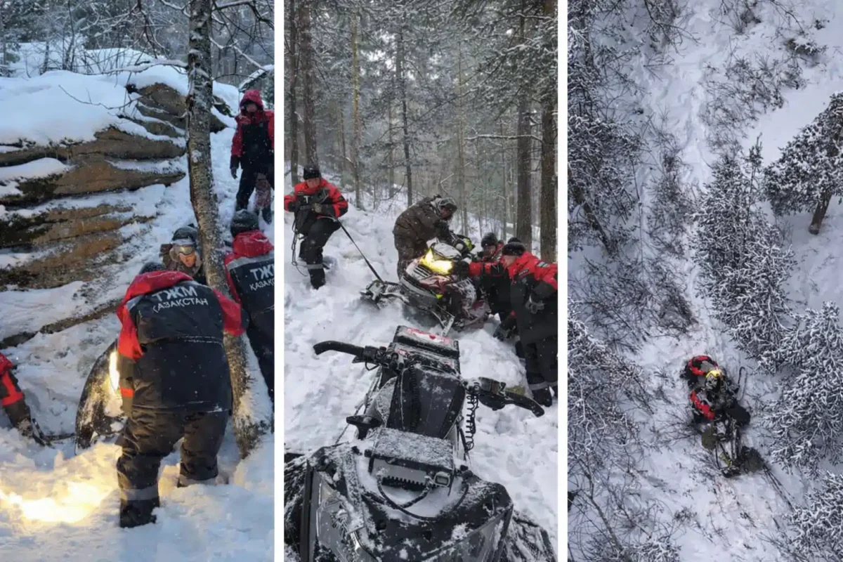 Қарағанды облысында екі адам қар құрсауынан құтқарылды