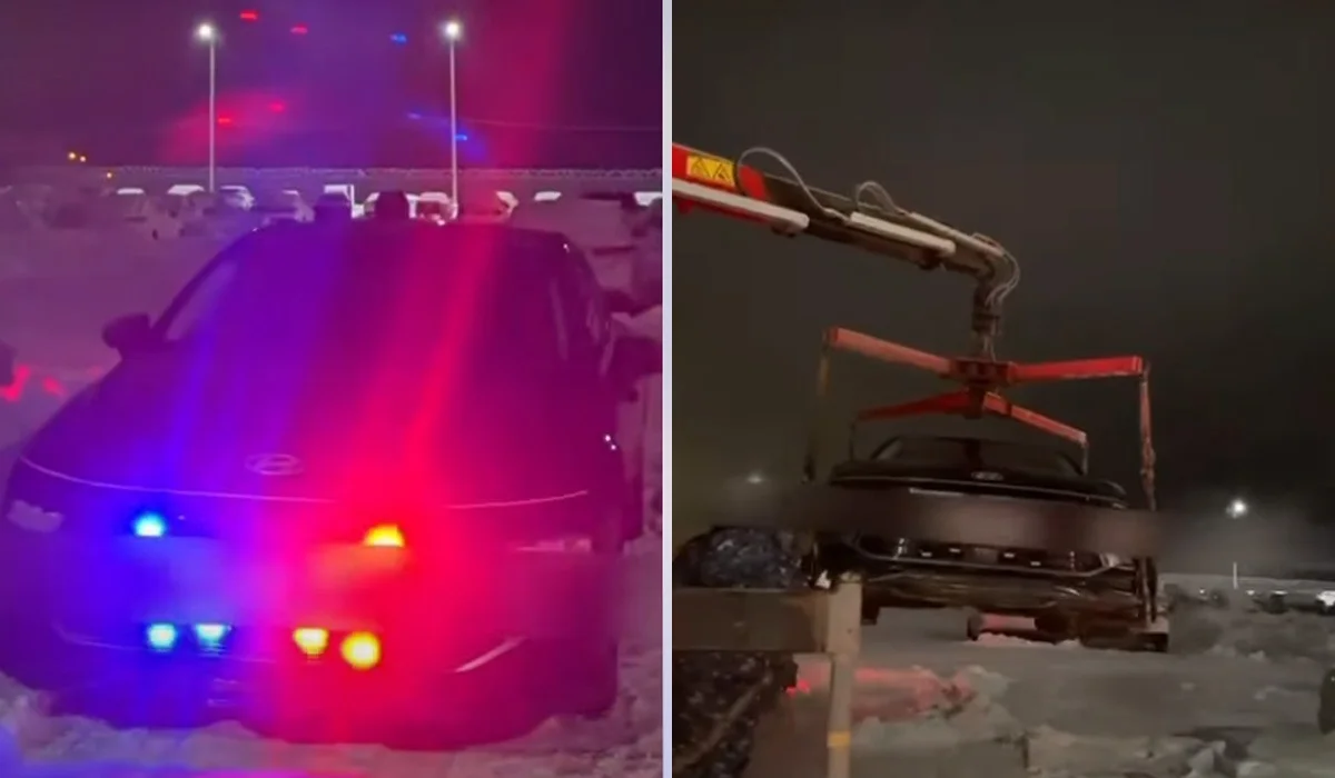 Астанада 22 жастағы бойжеткен полицияны аяғынан тік тұрғызды (ВИДЕО)