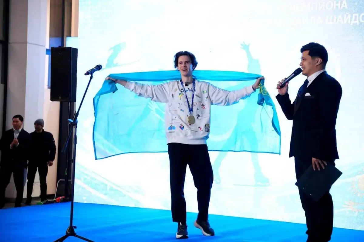 Қысқы Олимпиада чемпионы Михаил Шайдоров елге оралды