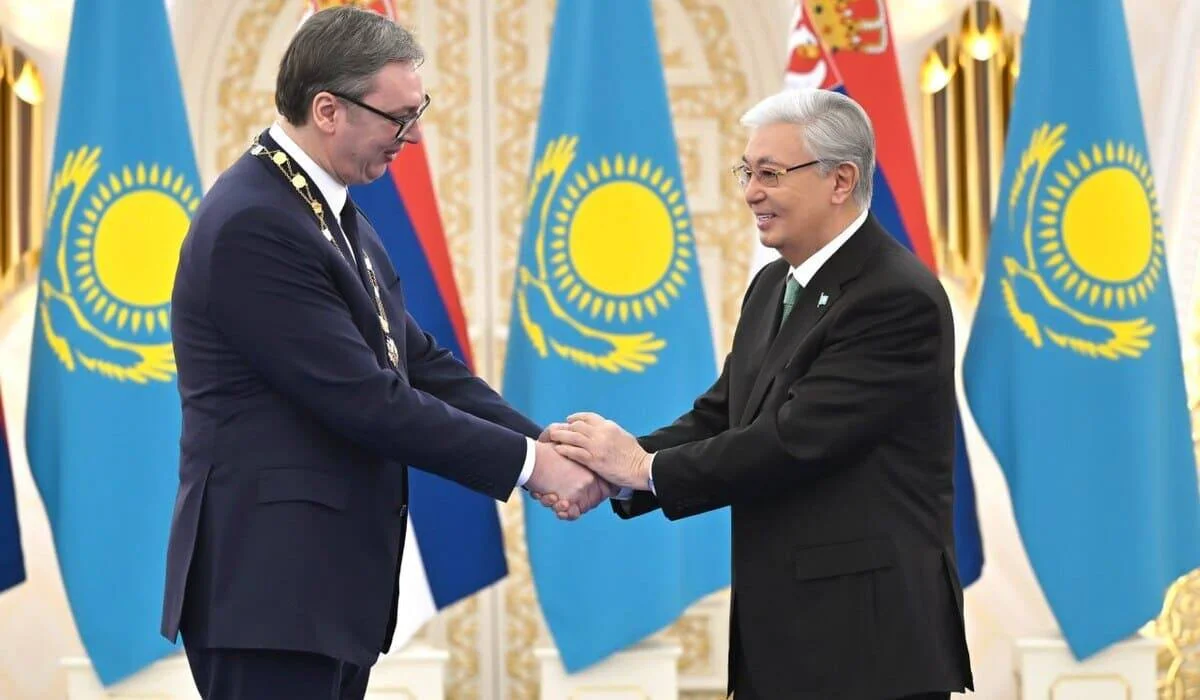 Тоқаев Сербия президентін «Алтын Қыран» орденімен марапаттады