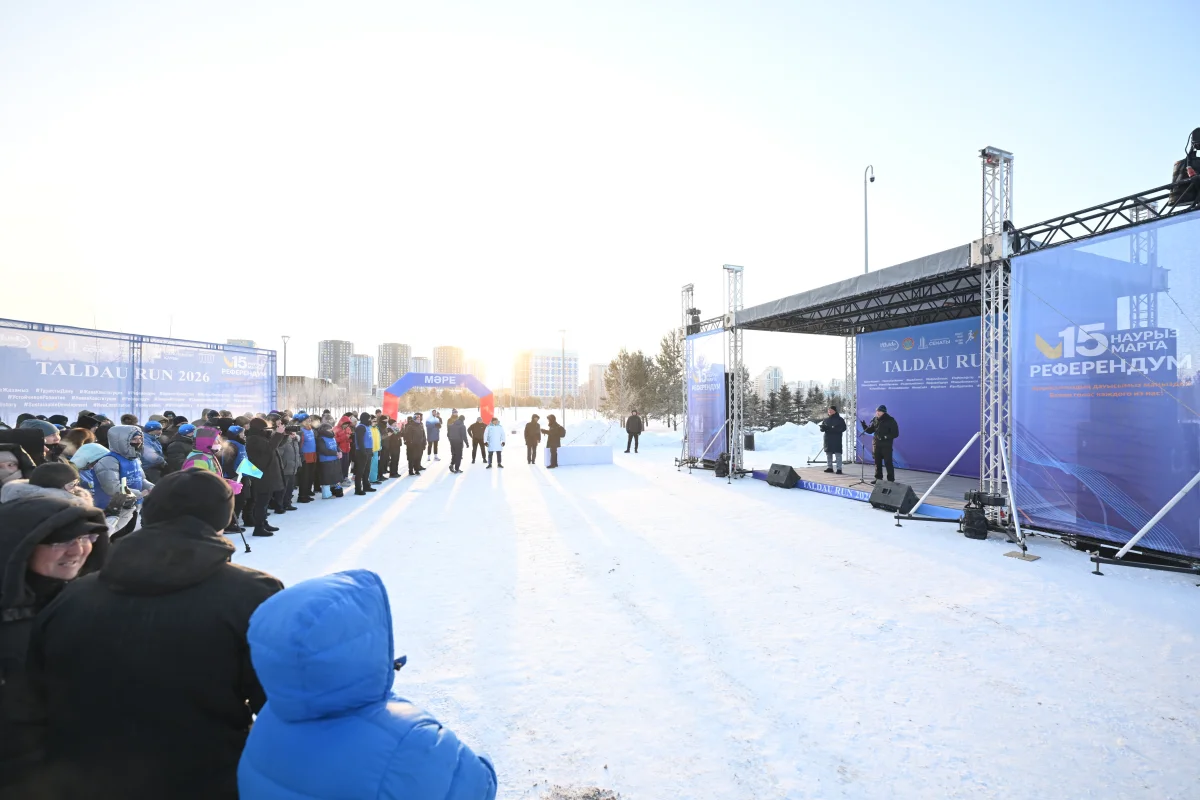 Астанада жаңа Конституцияға байланысты референдум қарсаңында Taldau Run өтті