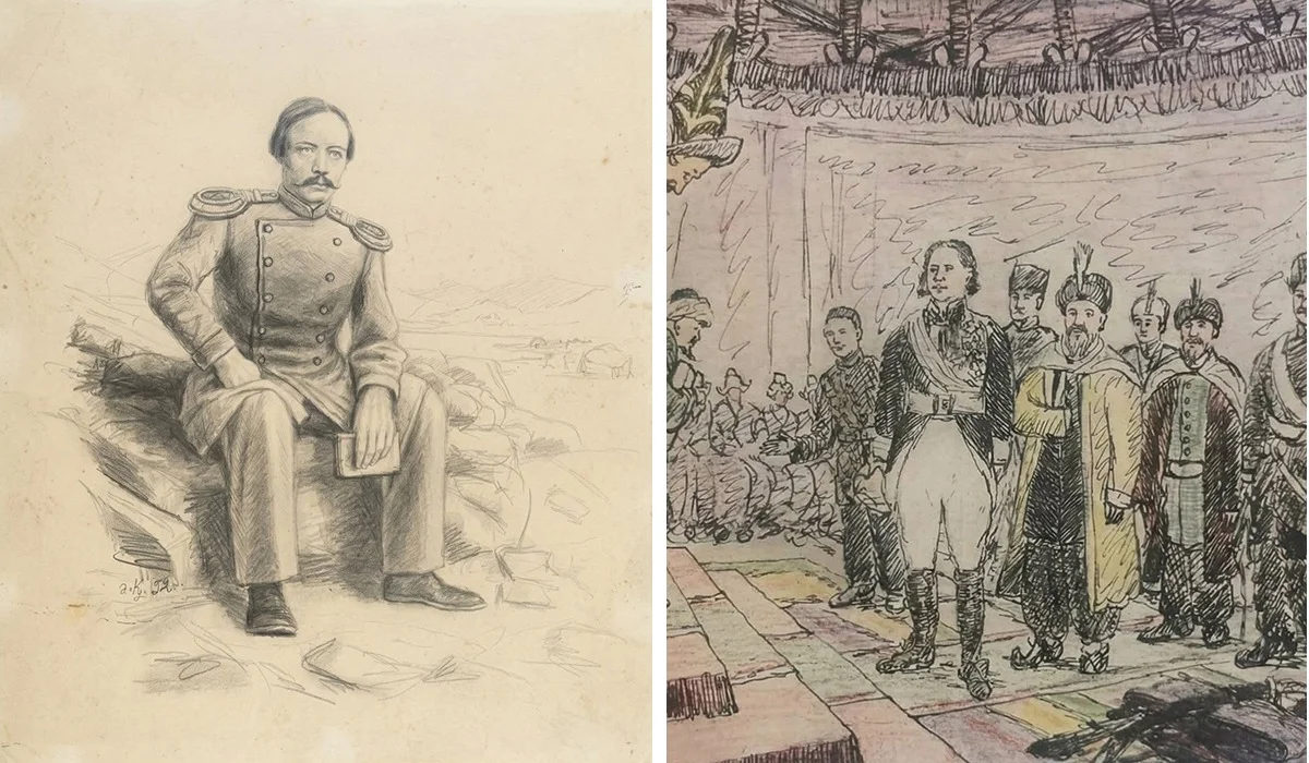 Әбілхан Қастеевтің шөбересі тікелей эфирде атасының ешкім көрмеген суреттерін паш етті (ВИДЕО)