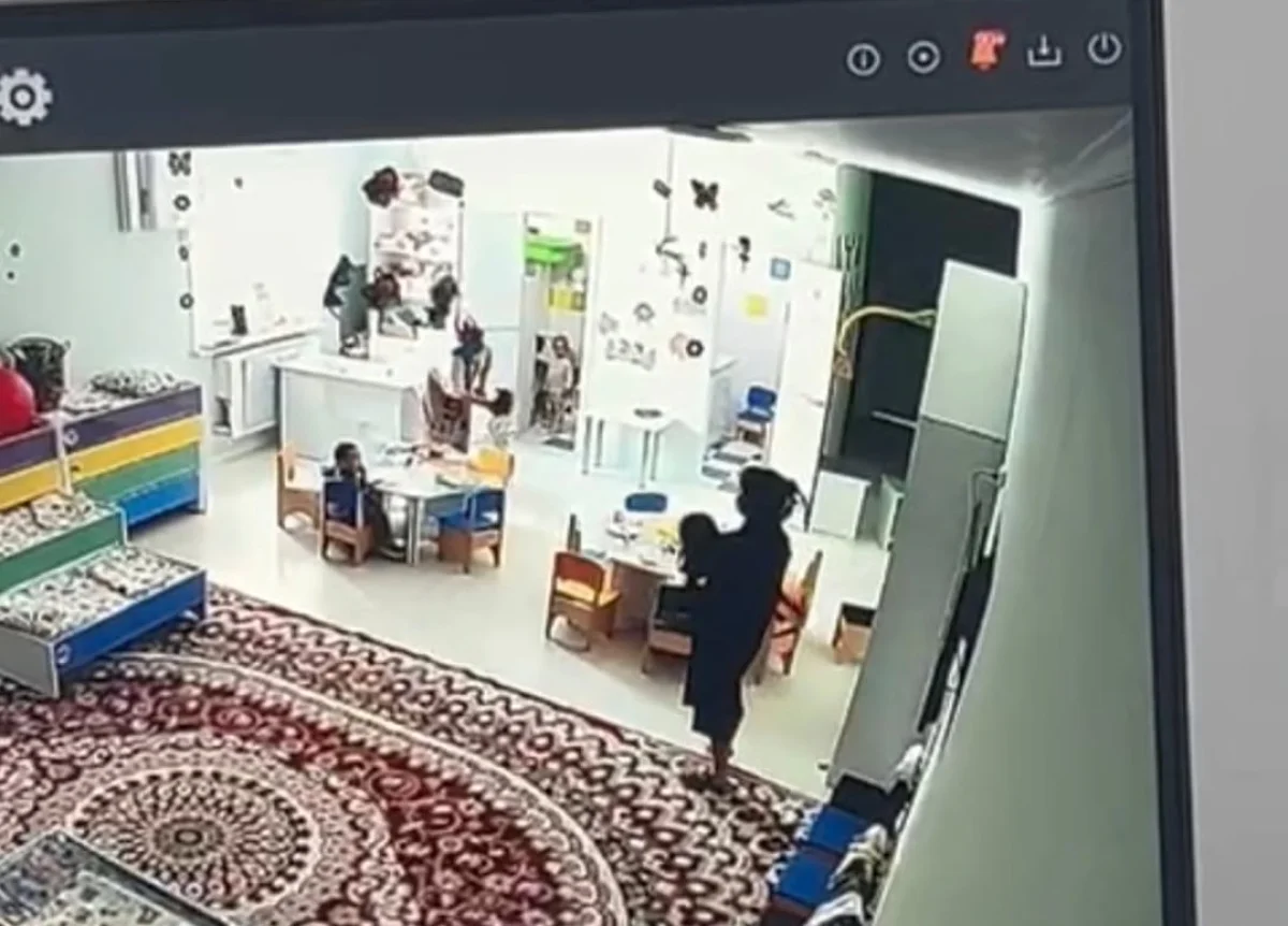 Рудныйдағы балабақшада бүлдіршінге дөрекі әрекет жасалған видео тарады