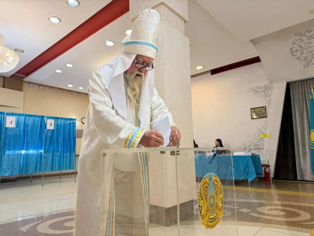 Қостанайдағы референдум учаскесінде Наурыз қарсаңында Қыдыр ата дауыс берді