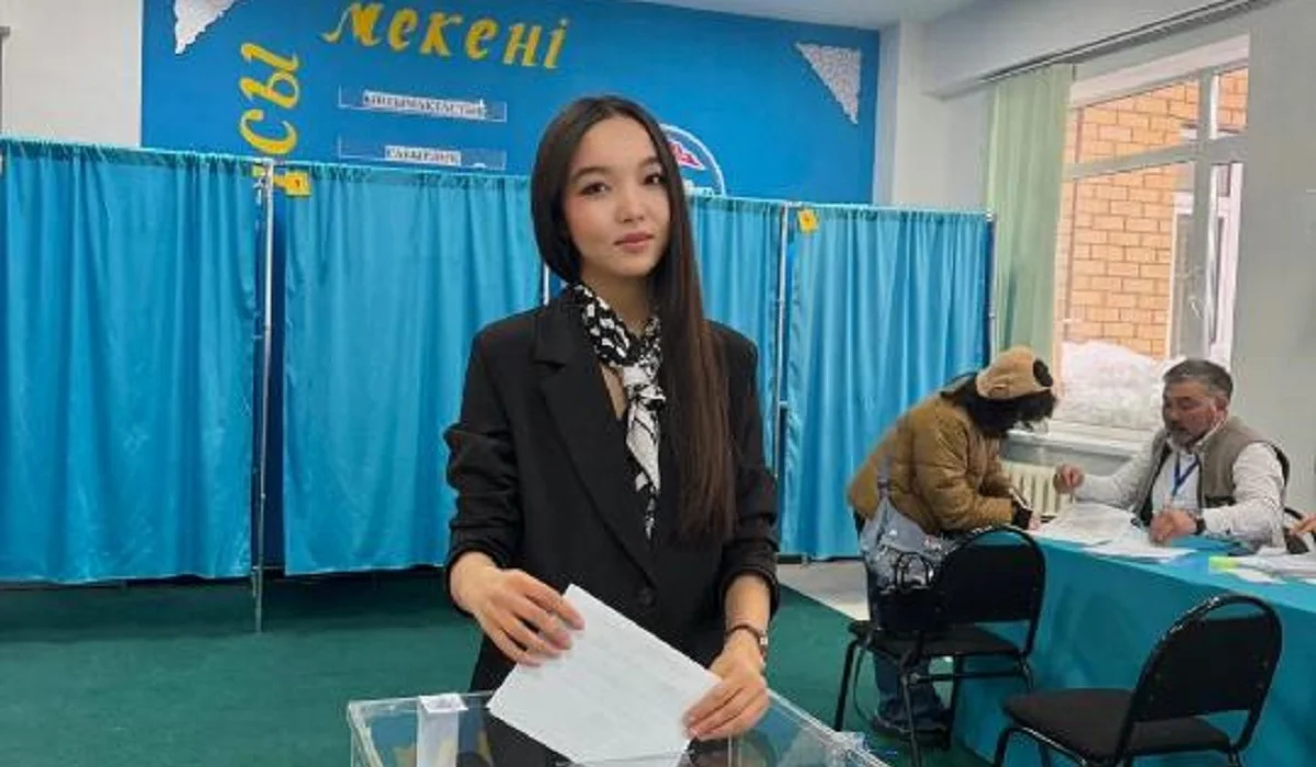 Астананың 18 жастағы тұрғыны алғаш рет дауыс берді