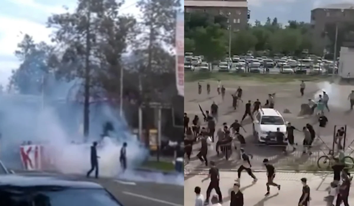 «Заң эмоциядан биік»: Алматы полициясы «Қайрат» – «Ақтөбе» ойынының арты төбелеске ұласпау үшін үндеу жасады (ВИДЕО)