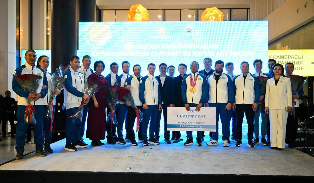 Паралимпиада чемпионы елге оралды: оған екі бөлмелі пәтердің кілті берілді