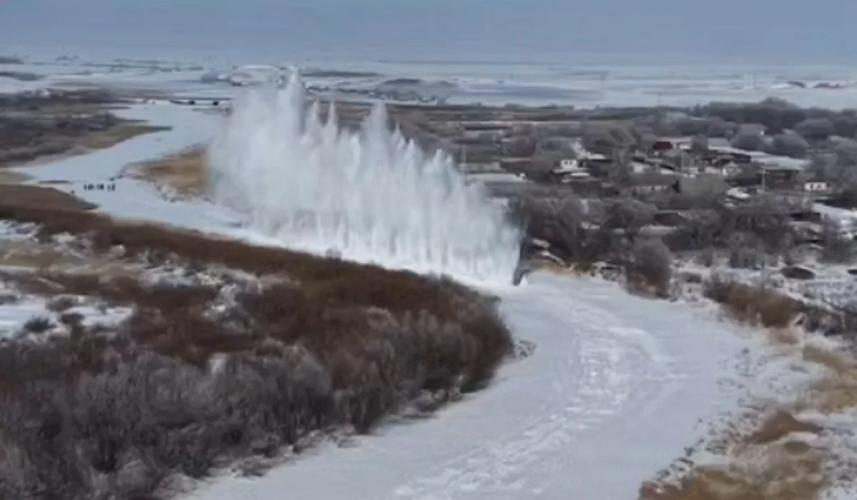 Қарағанды облысындағы бірнеше өзенде мұз жару жұмысы жүріп жатыр