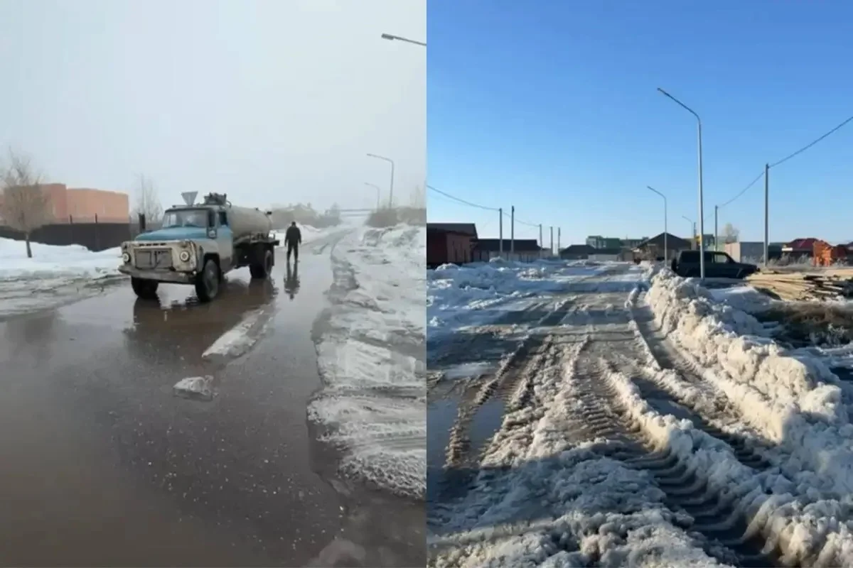 Біздің елде бұрын қар жаумағандай, қамсыз отыра береді - Ақмол ауылының халқы су астында қалудан қорқады