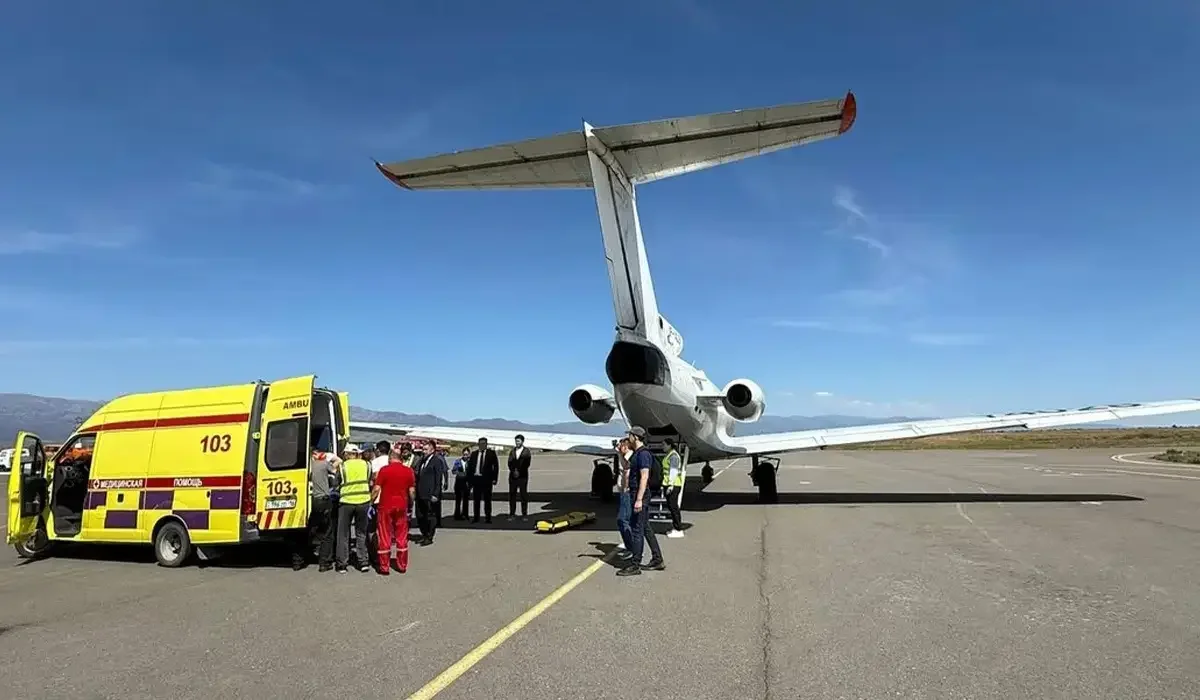 Павлодар облысында жаңа туған егіздер тікұшақпен аман жеткізілді