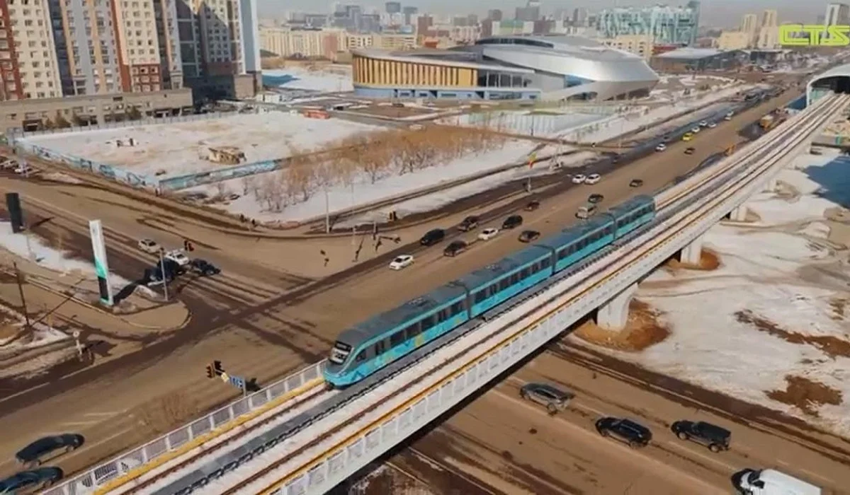 Астанада LRT-ның пойыздары алғаш рет бар жылдамдығымен жүріп көрді